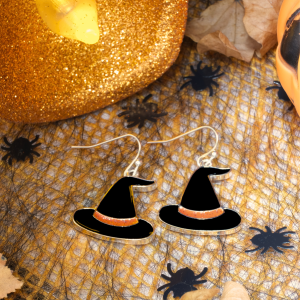 Witches Hat Drop Earrings