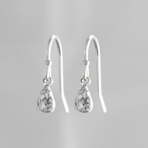 Clear Tear Drop Crystal