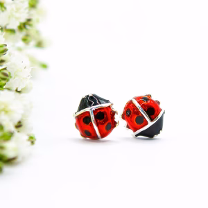Ladybird Stud Earrings