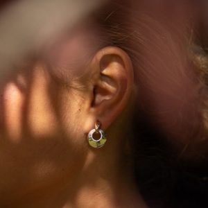 Silver and Gold Stud Earrings