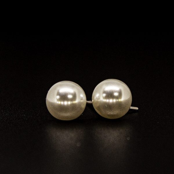 Pearl Stud Earrings - Multiple Sizes - IMG 6880
