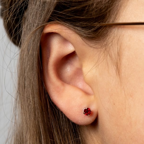 January Birthstone Earrings - January Birthstone ES1 2