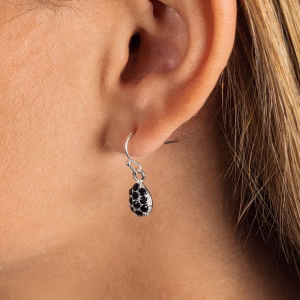 Haunted Crystal Drop Earrings