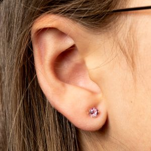 4mm Tourmaline Stud Earrings