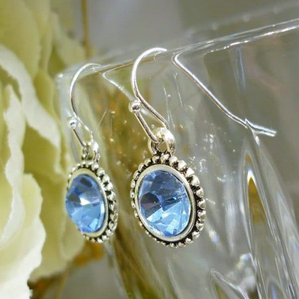 Cubic Zirconia Coloured Drop Earrings - P1020595 scaled e1619509684883