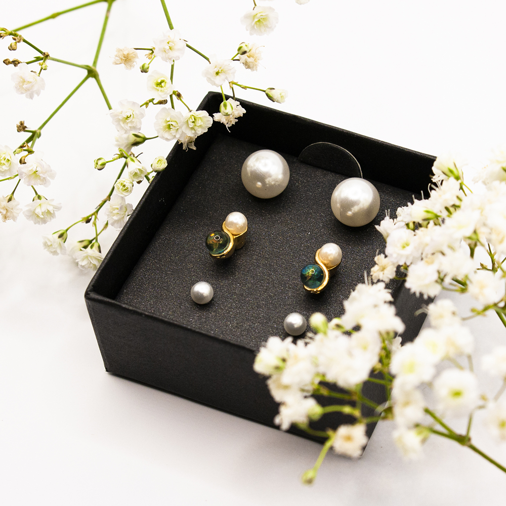 Pearl Earring Gift Box - Pearl Earring Gift Box T7 4