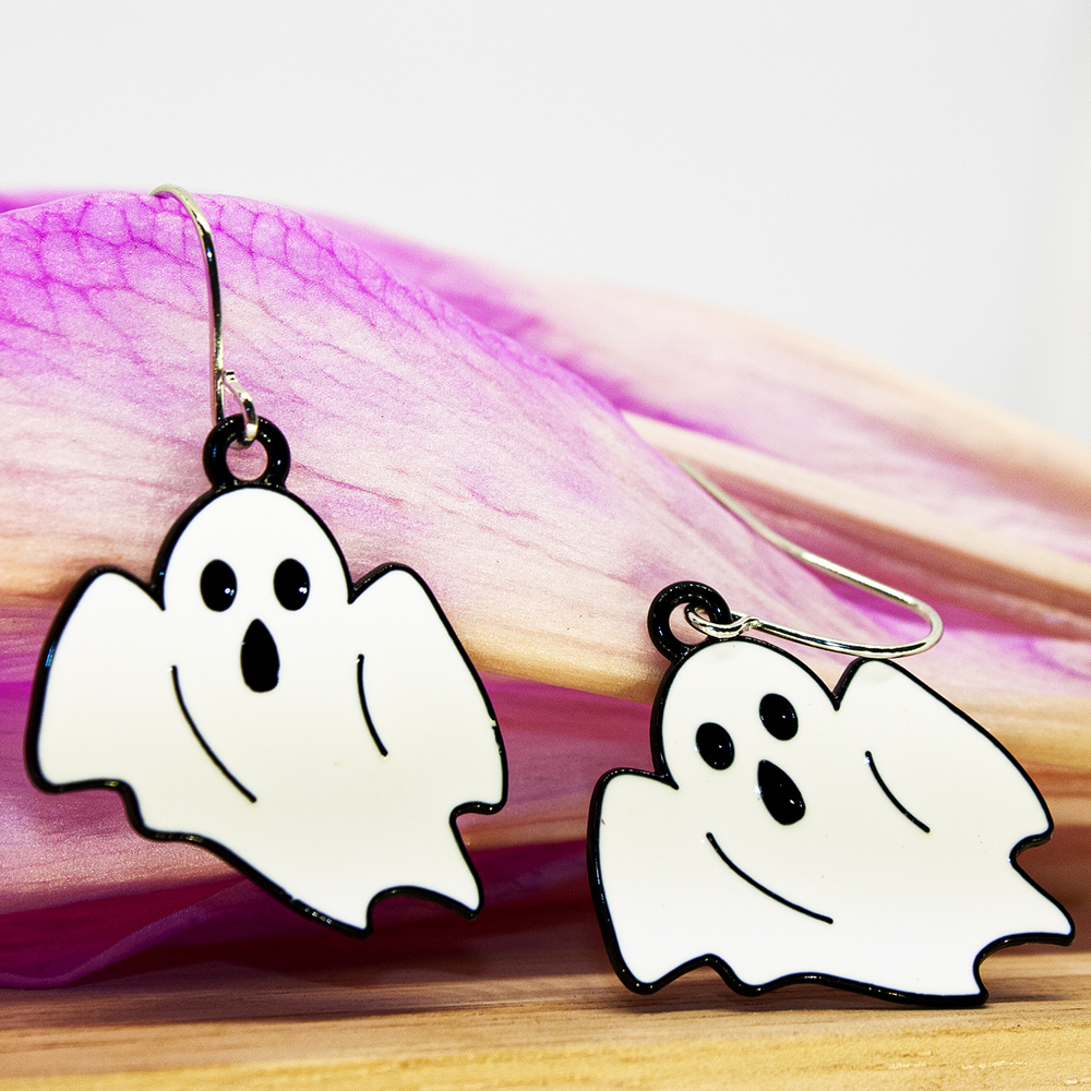 Halloween Ghost Earrings - Ghost Halloween Earrings ES213 2