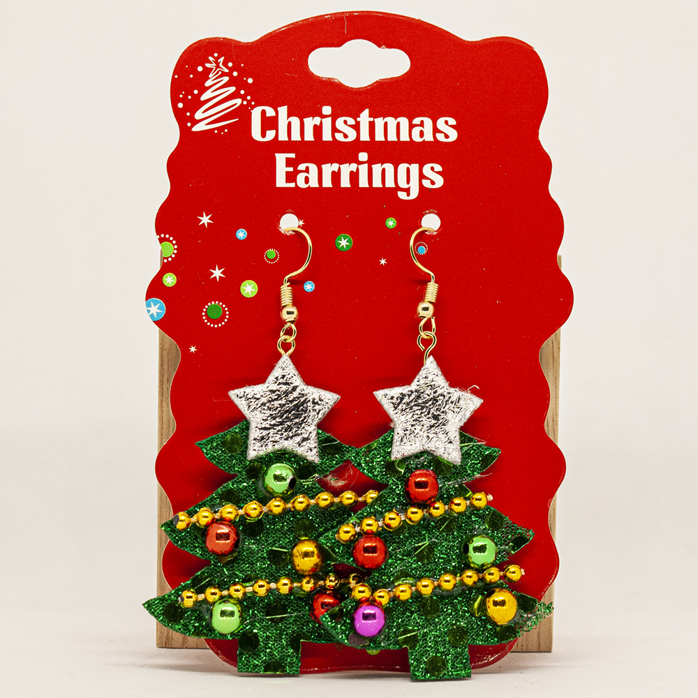 Novelty Christmas Tree Earrings - Novelty Christmas Tree Earrings ES217
