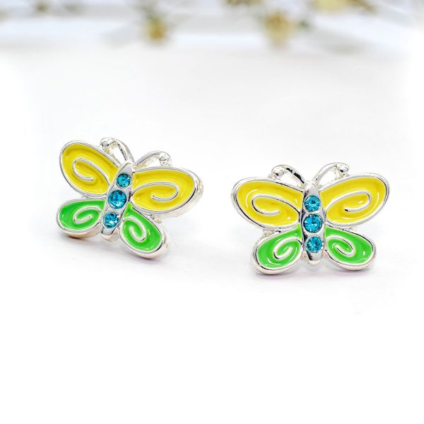 Yellow Butterfly Stud Earrings - 2024 02 02 13 09 19 BR8S4 copy