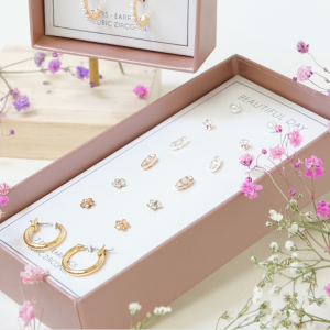 Boxed Multipack of 7 Earrings