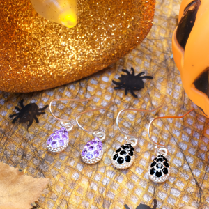 Multifaceted Crystal Drop Earrings