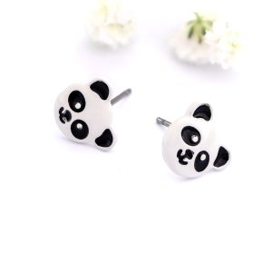 Panda Stud Earrings