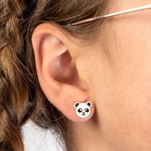 Panda Stud Earrings