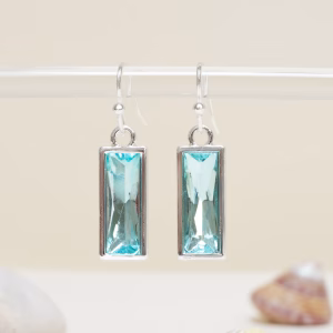 Mint Green Drop Earrings