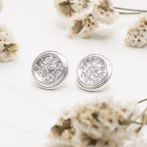 Cubic Zirconia Round Earrings
