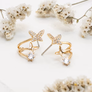 Gold Butterfly Ear Cuff