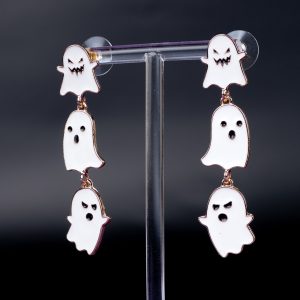 Ghost Triple Drop Earrings