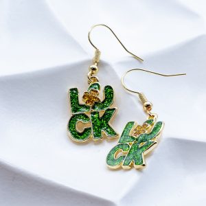 Luck Of The Irish Drop Earrings