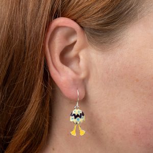 Easter Egg Chick Earrings