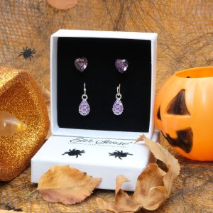 Amethyst Elegance Earring Set