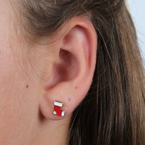 Christmas Stocking Stud Earrings