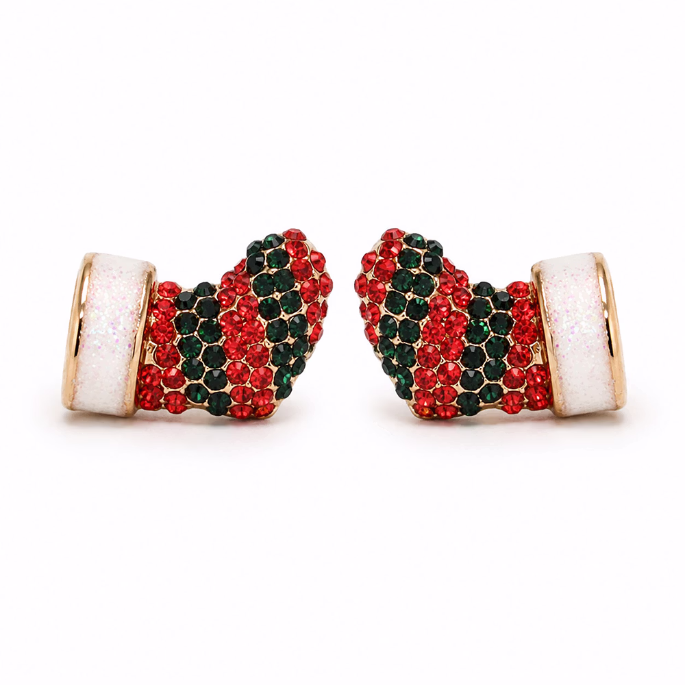 Christmas Stocking Stud Earrings - Image 5