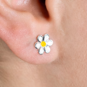 Daisy Flower Stud Earrings