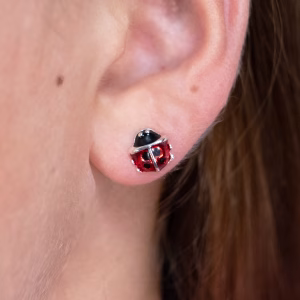 Ladybird Stud Earrings