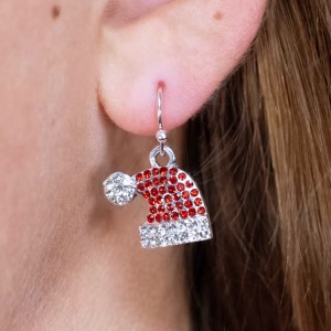 Santa Hat Drop Earrings