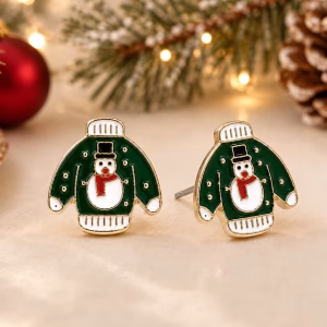 Christmas Jumper Stud Earrings