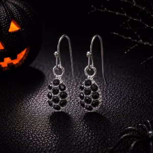 Haunted Crystal Drop Earrings