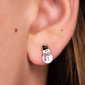 Snowman Stud Earrings