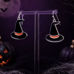 Witches Hat Drop Earrings